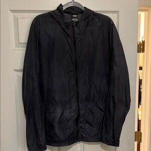 Black Hooded Jacket Nike 6.0 skate windbreaker men’s LG